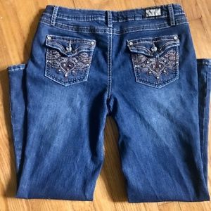 Earl Jeans Studded Embroidered SZ 12P